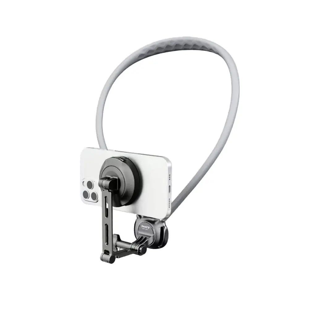 Jmary MG-03 2in1 Eller Serbest Magnetik Boyun Askılı Telefon Tutucu