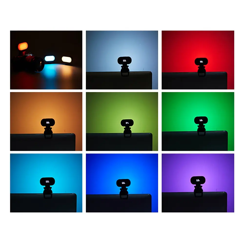 Jmary FM-16RGB Mandallı RGB LED Video Işığı, 750 mAh
