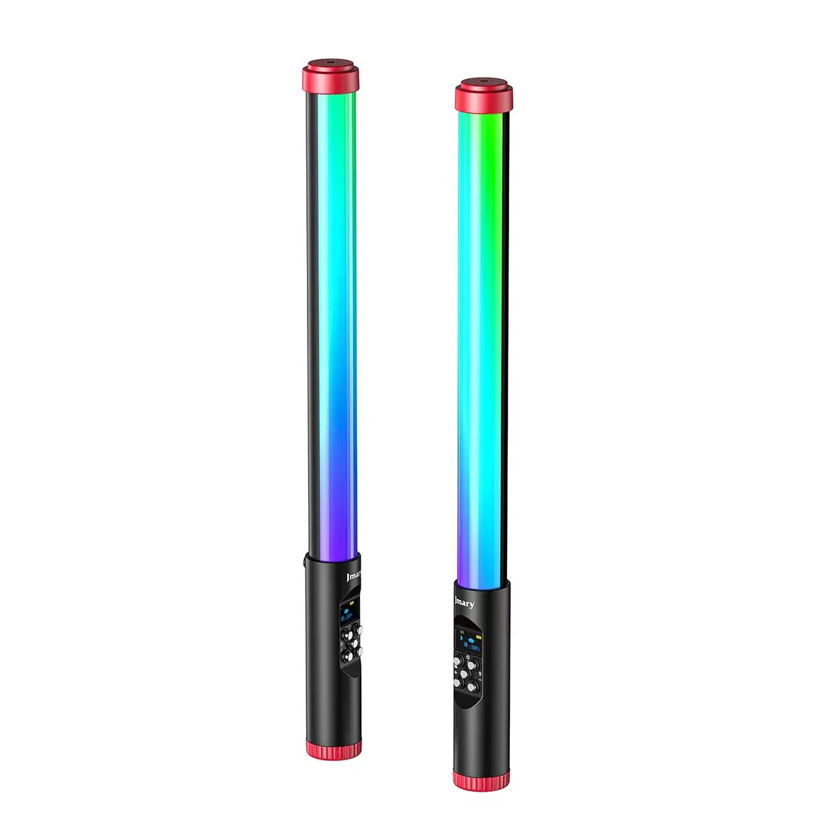 Jmary FM-128RGB OLED Ekranlı RGB Aydınlatma Çubuğu, IPX8
