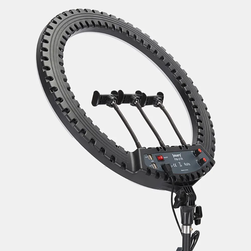 Jmary FM-21R Uzaktan Kumandalı 52 cm Işıklı Telefon Tutucu Ring Light