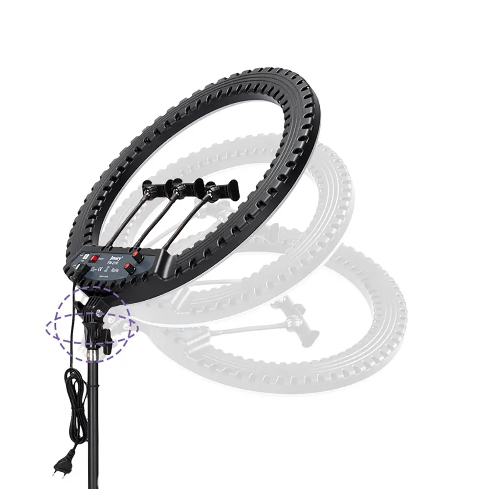 Jmary FM-21R Uzaktan Kumandalı 52 cm Işıklı Telefon Tutucu Ring Light