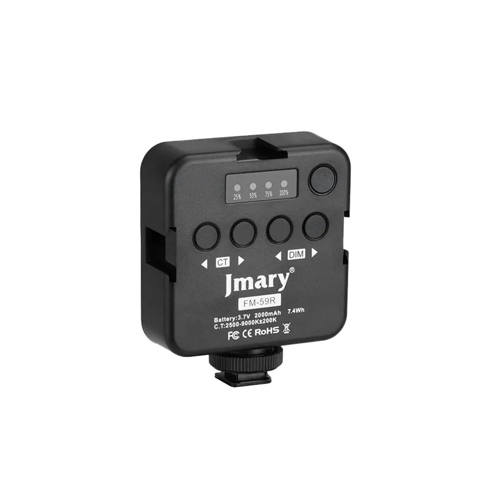 Jmary FM-59R Telefon ve Kamera Üstü Pilli Aydınlatma Işığı