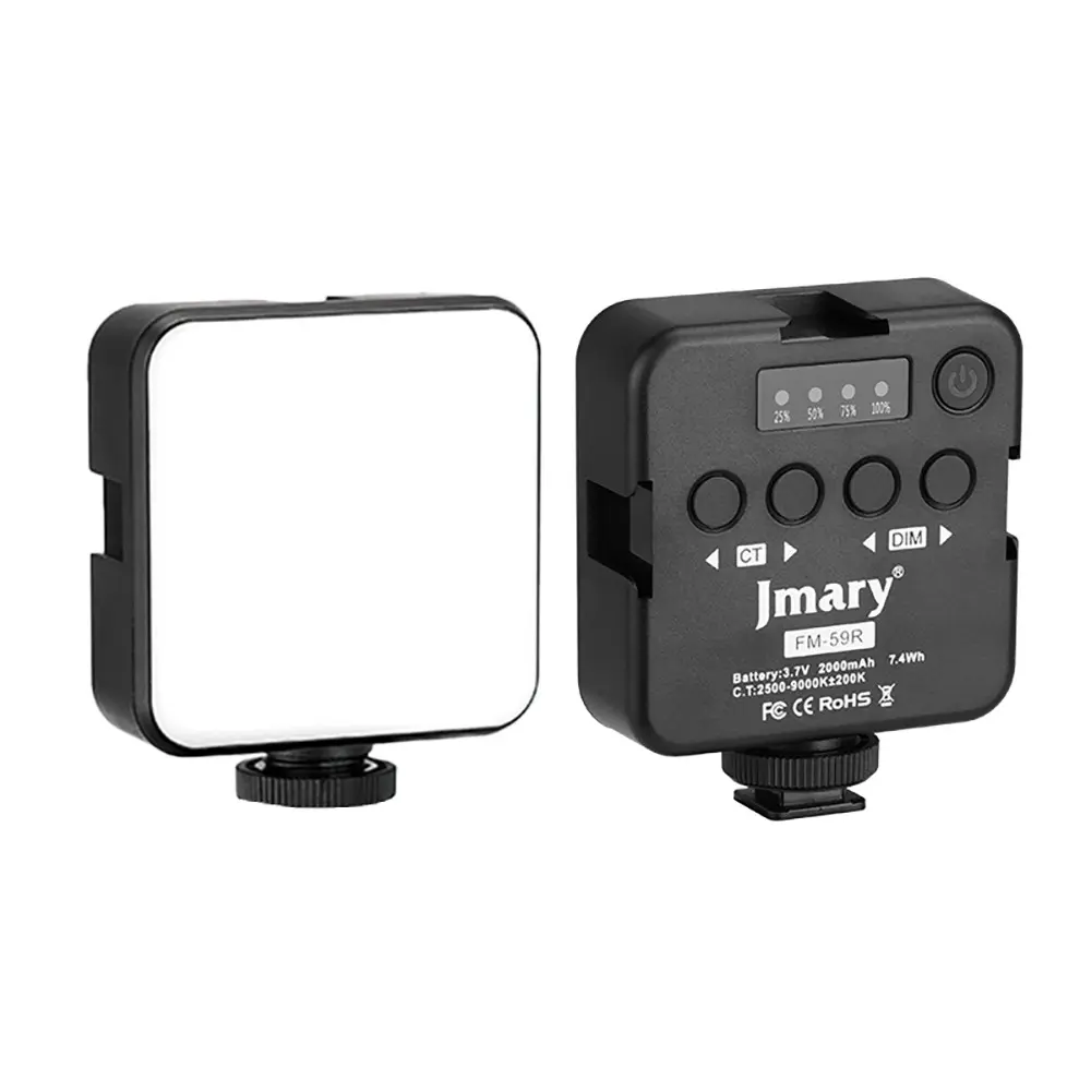 Jmary FM-59R Telefon ve Kamera Üstü Pilli Aydınlatma Işığı