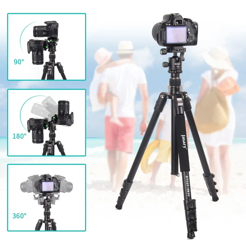Jmary KT3255NB30 3 Kademeli 164.5 cm Ayrılabilir Monopod Tasarımlı Tripod