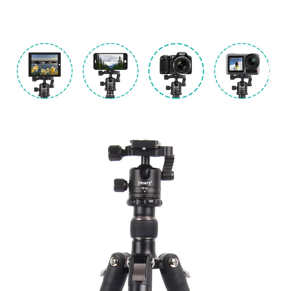 Jmary KT3255NB30 3 Kademeli 164.5 cm Ayrılabilir Monopod Tasarımlı Tripod