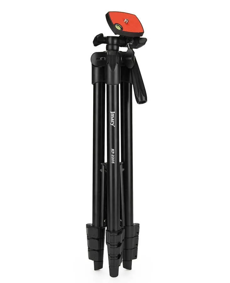 Jmary KP-2205 Tripod, 134 cm Yükseklik ve 360 Derece Dönebilen Başlık