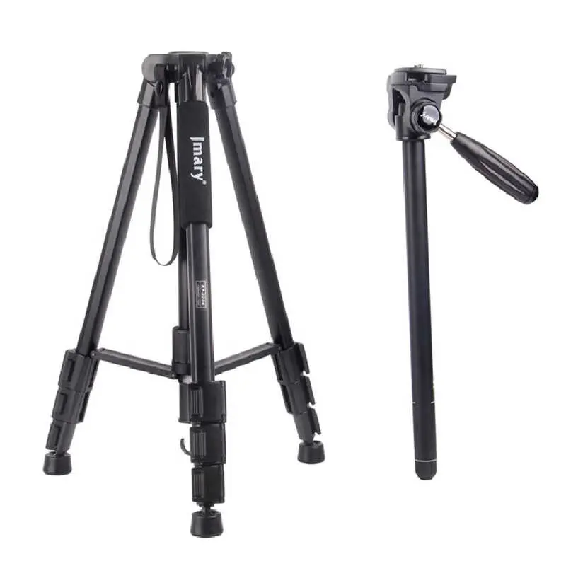 Jmary KP2254 Alüminyum Tripod, 170 cm ve 360 Derece Dönebilen Kafa