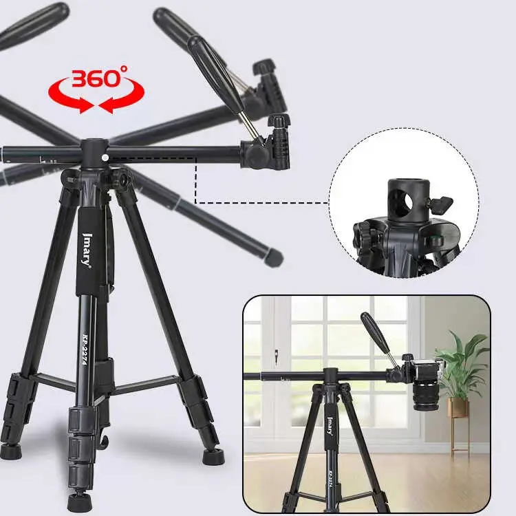 Jmary KP2274 Tripod, 167 cm Uzunluk ve Monopod Kullanımı
