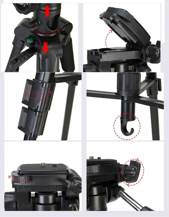 Jmary KP2274 Tripod, 167 cm Uzunluk ve Monopod Kullanımı