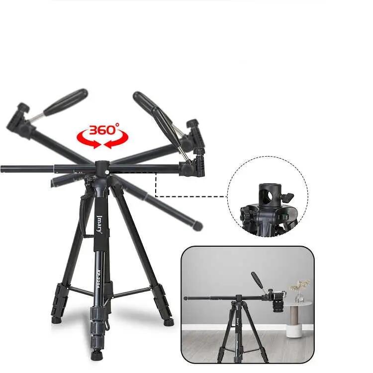 Jmary KP2294 Tripod, Monopod ve Panoramik Başlıklı Alüminyum Tripod