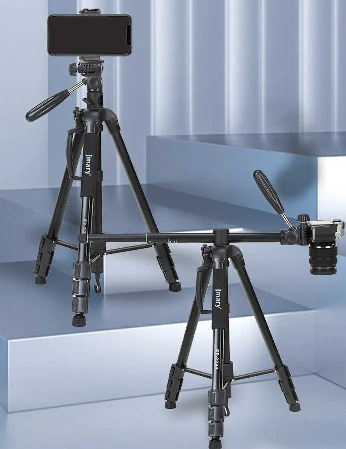 Jmary KP2294 Tripod, Monopod ve Panoramik Başlıklı Alüminyum Tripod