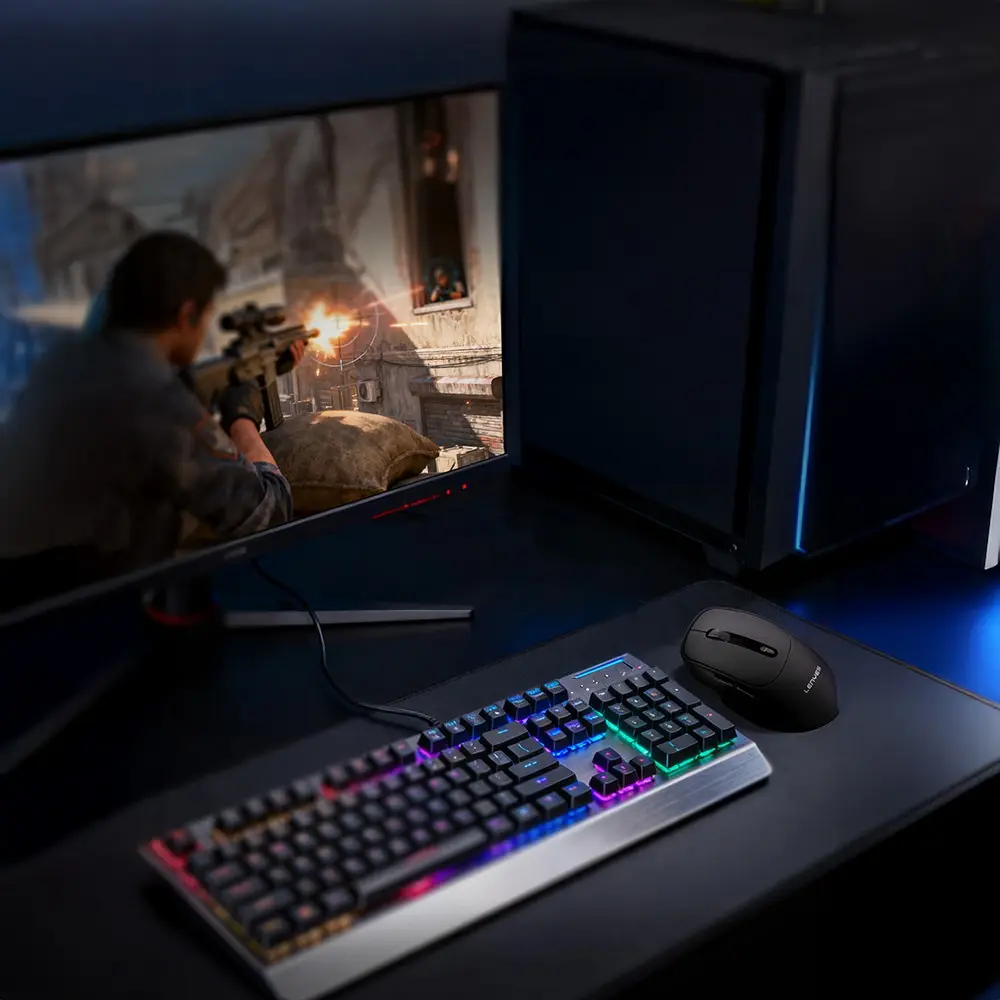 Lenyes WS105 Kablosuz Mouse, Sessiz Butonlu ve Çift Bluetooth Bağlantılı