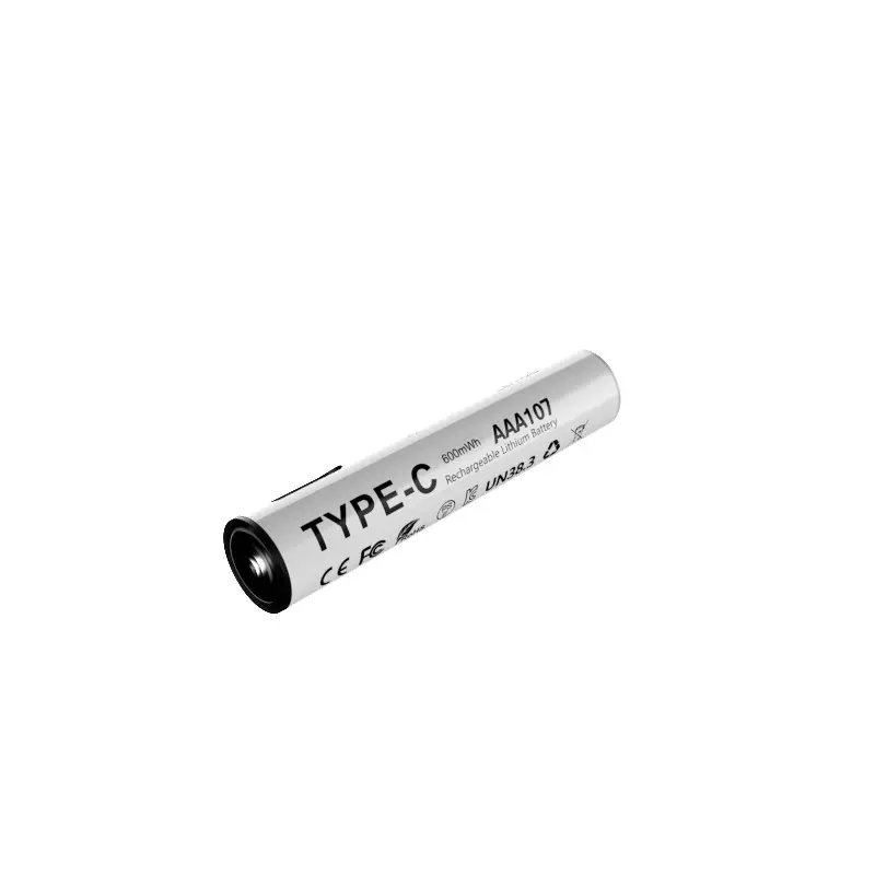 Lenyes AAA107 Type-C Şarj Portlu Şarj Edilebilir AAA Pil, 2 Adet