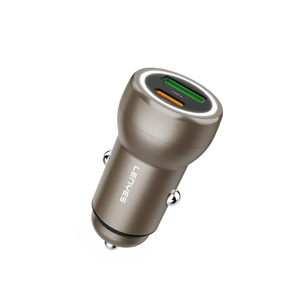 Lenyes CA64 30W USB-A ve Type-C Portlu PD Araç Şarj Aleti