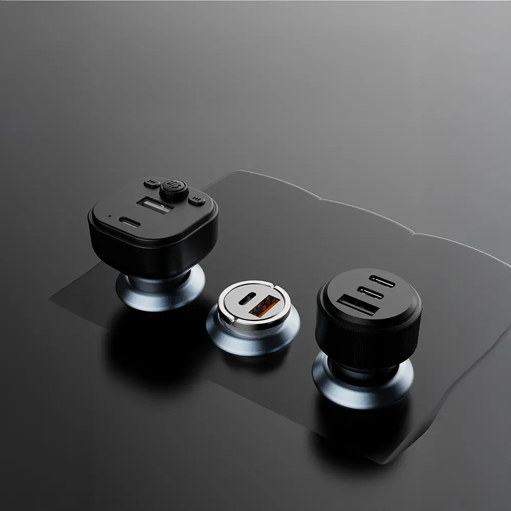 Lenyes CA60 Mini Araç Şarj Aleti, Dual Type-C + USB-A, PD 45W