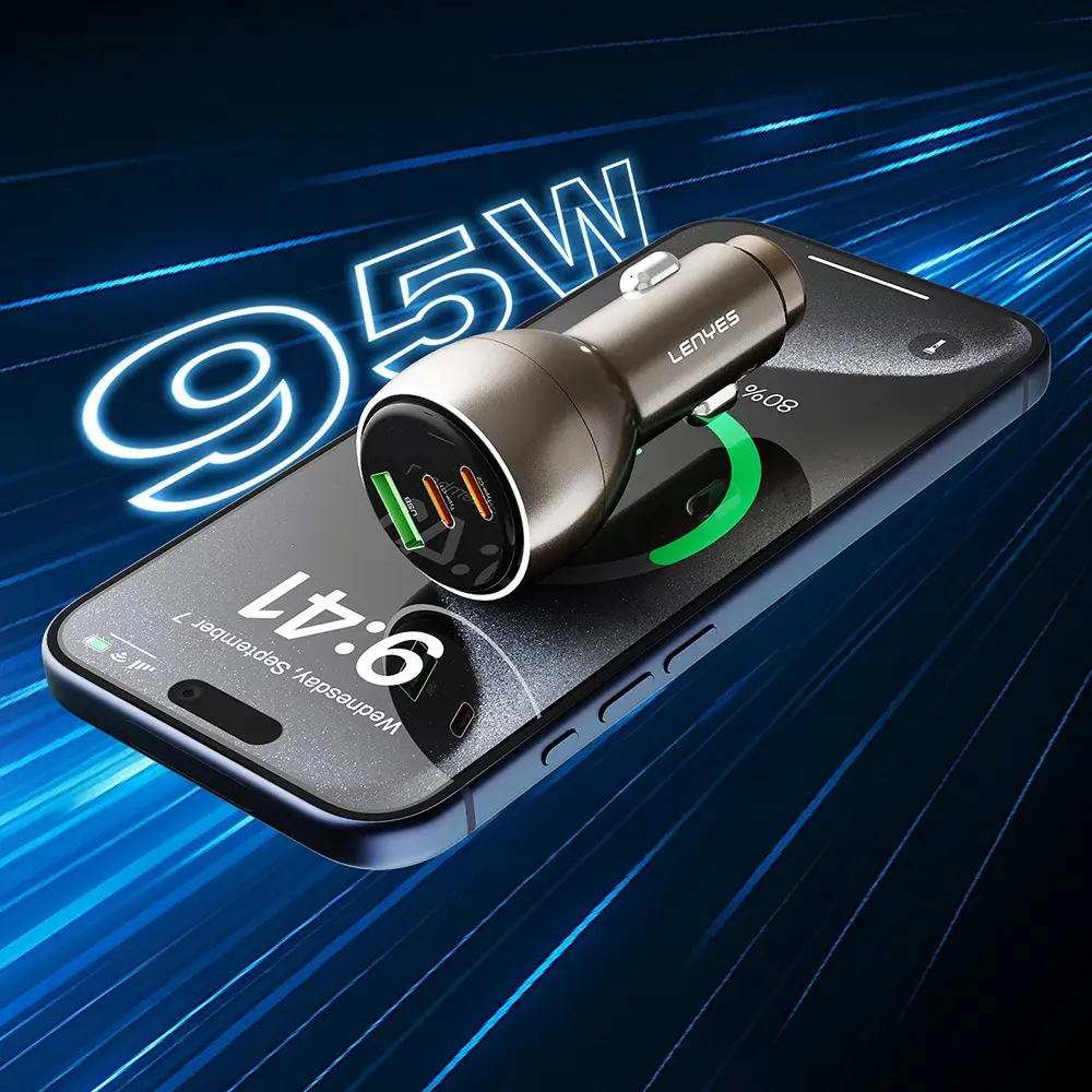 Lenyes CA61 USB-A Araç Şarj Aleti, 18W QC3.0 Hızlı Şarj