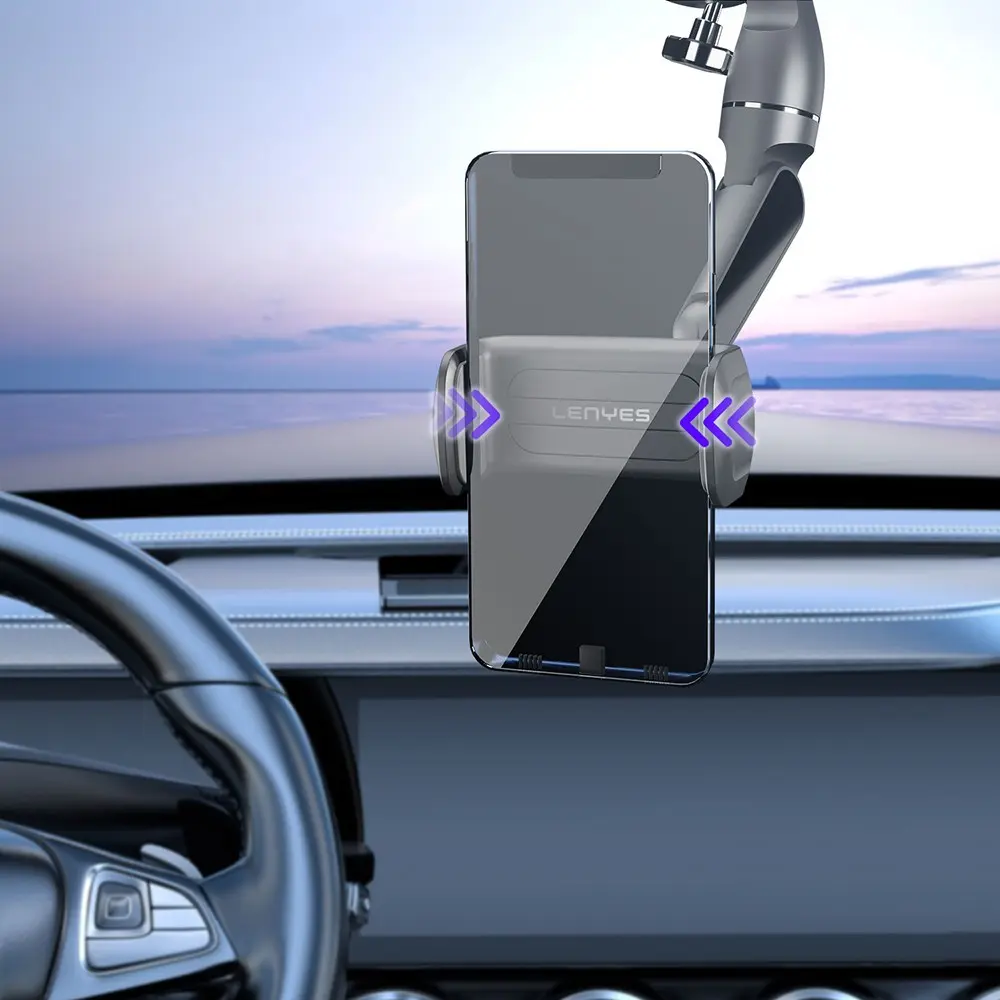 Lenyes CR146 360 Derece Dönebilen Dikiz Ayna Araç Telefon Tutucu