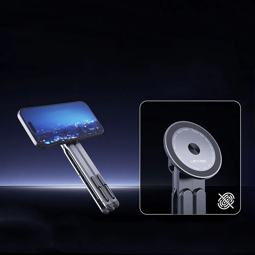 Lenyes CR206 8 Kademeli Manyetik Laptop, Tablet ve Telefon Standı