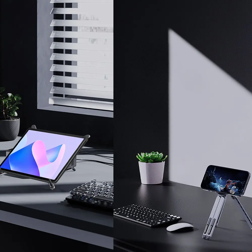 Lenyes CR206 8 Kademeli Manyetik Laptop, Tablet ve Telefon Standı