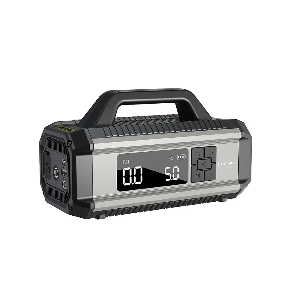 Lenyes LCI202 12V 150W Akü Takviye ve Hava Kompresörü, 10000mAh LED Işıklı