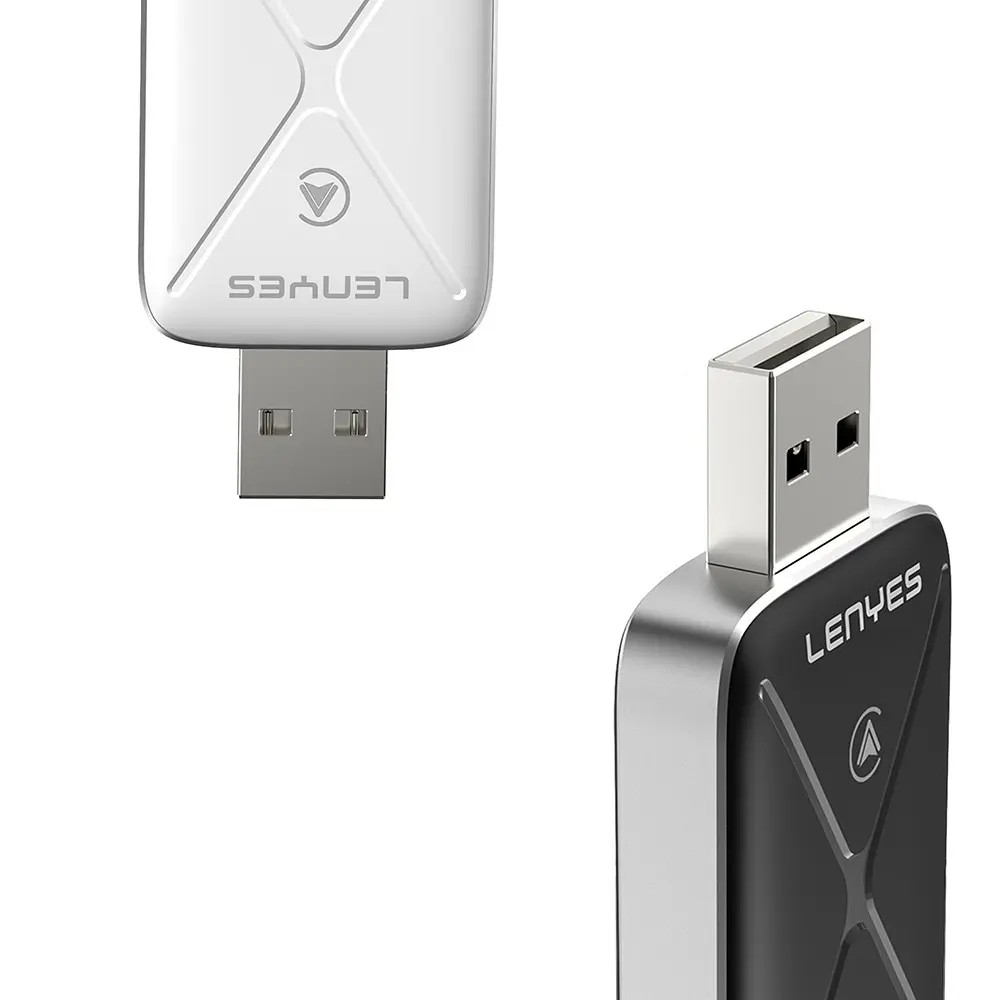 Lenyes LCP01 Android Auto Destekli CarPlay USB Bluetooth 5.0 Wireless Transmitter Adaptör
