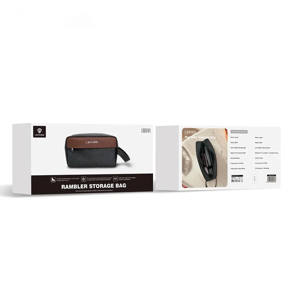 Lenyes LB541 Rambler Storage Aksesuar Çantası, Su İtici Polyester
