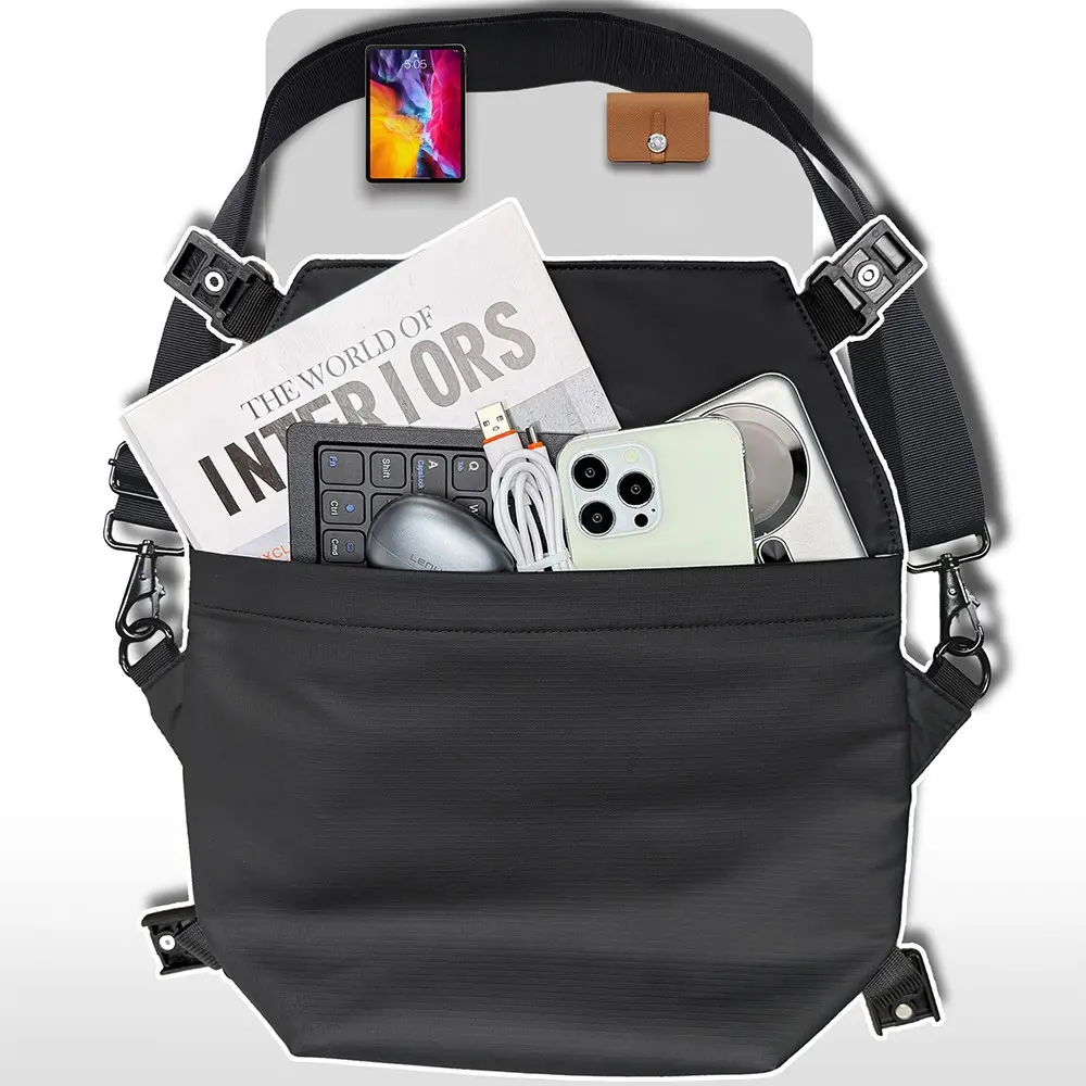 Lenyes LB563 Dreamer Crossbody Su Geçirmez Deri Çapraz Vücut Çantası