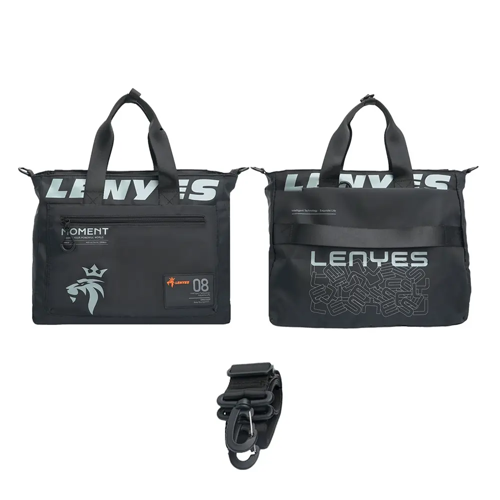 Lenyes LB581 Roamer Omuz Askılı Çok Amaçlı Seyahat Çantası - Siyah