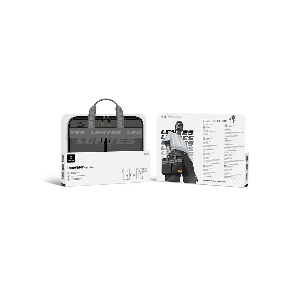 Lenyes LB590 500D Kumaş Su Geçirmez 13-14 inç Laptop Çantası