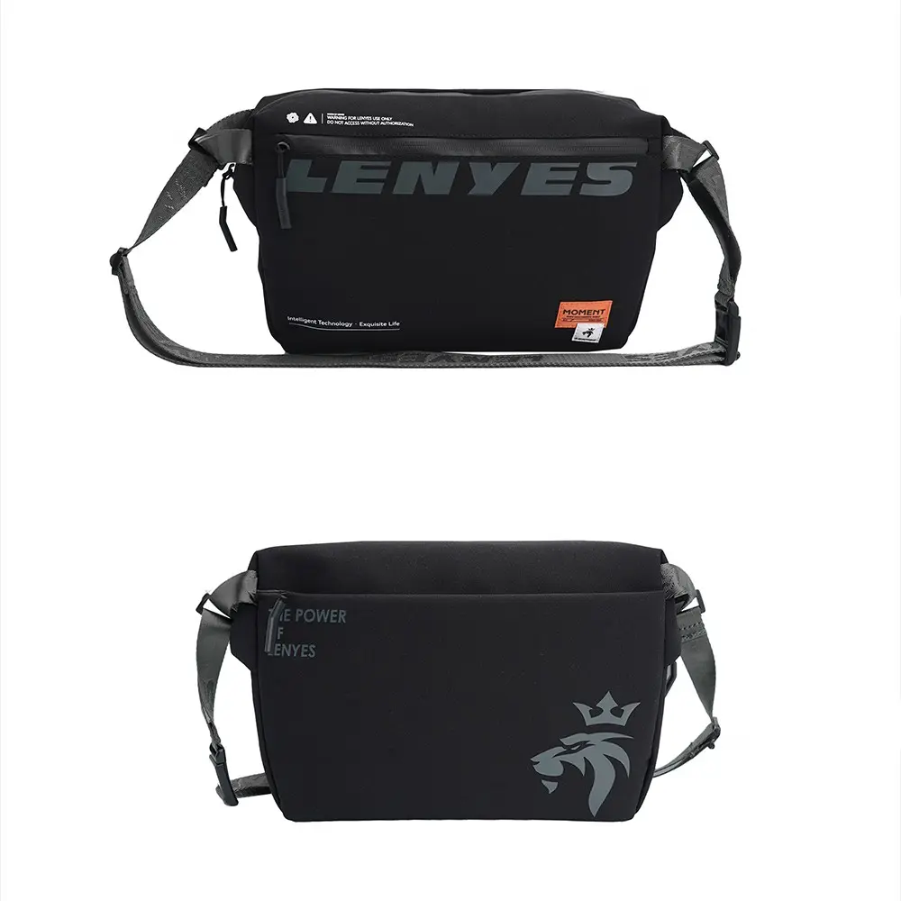 Lenyes LB594 Innovator Crossbody Çapraz Vücut Çantası, Manyetik Tokalı ve Su İtici