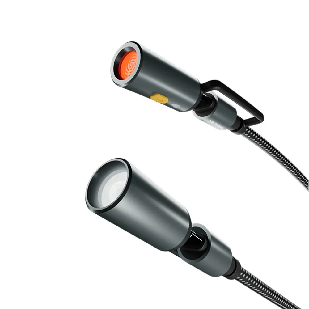 Lenyes LC111 4'ü 1 Arada 60W Şarj Kablosu, Fener ve Çakmaklı 1 m