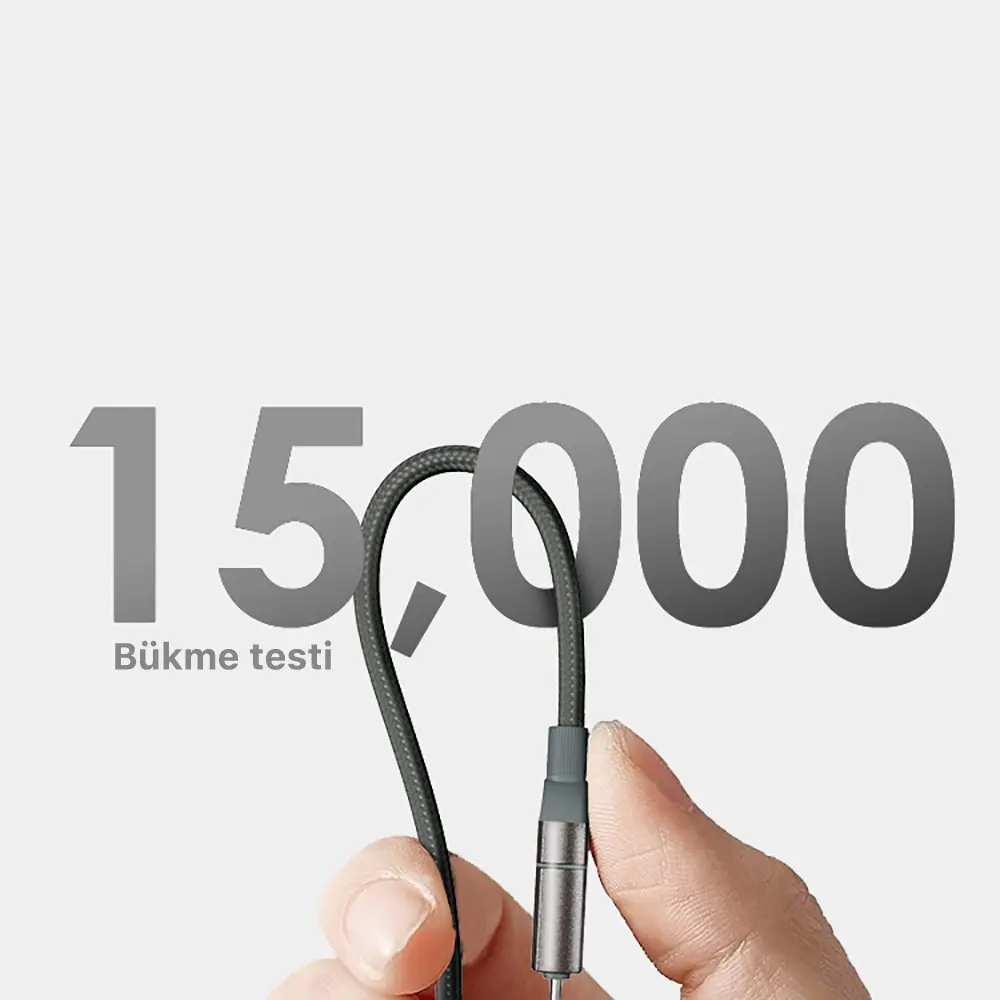 Lenyes LC543 4'ü 1 Arada 240W USB-A / Type-C Şarj ve Data Kablosu, 1 m