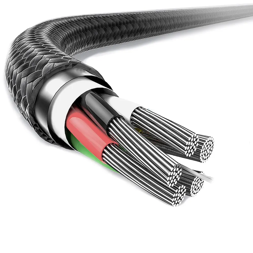 Lenyes LC546 Type-C to Type-C 60W Örgü Şarj ve Data Kablosu 1 Metre