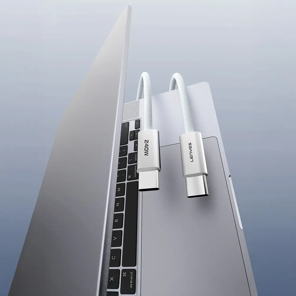 Lenyes LC550 Type-C to Type-C Şarj ve Data Kablosu, 240W 1 m