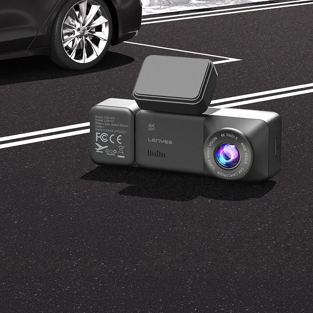 Lenyes LDR101 4K Ultra HD WiFi Destekli Ön ve Arka Araç Kamerası
