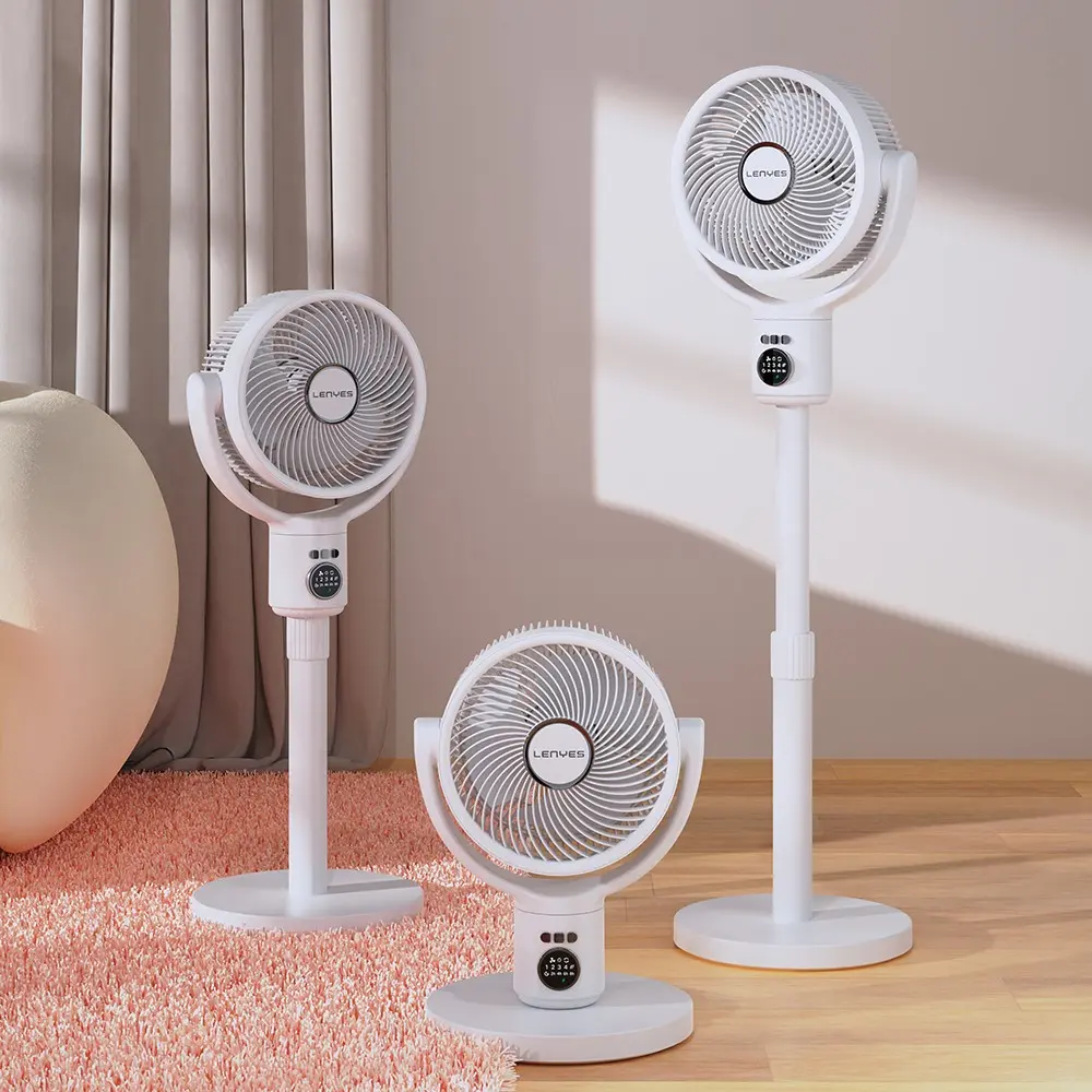 Lenyes LHF10 10 inç Uzaktan Kumandalı Uzayabilen Fan, LED Göstergeli