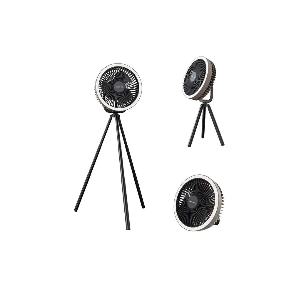 Lenyes LHF11 Taşınabilir Fan, LED Işıklı ve 8000 mAh Powerbank