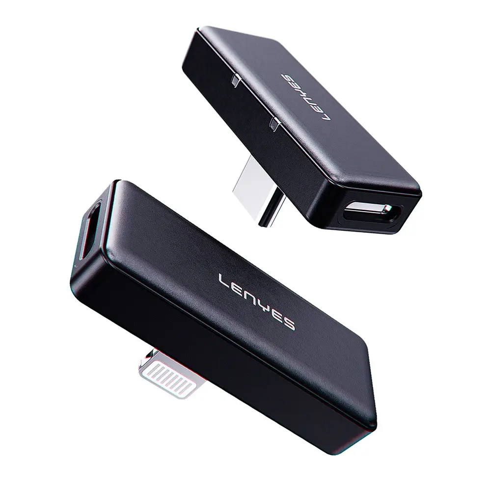 Lenyes LM209 Type-C Kablosuz Yaka Mikrofonu, 2.4G Bağlantı ve 5 Saat Kullanım