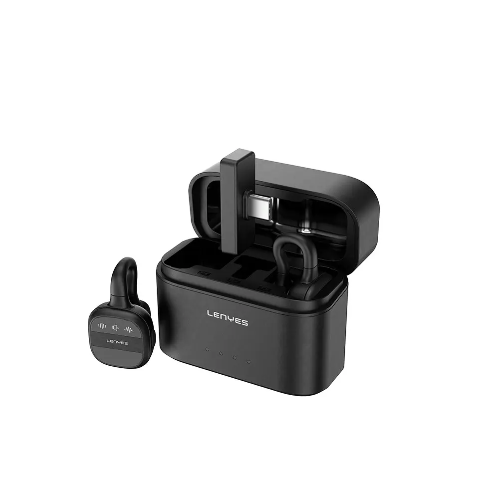 Lenyes LM209 Type-C Kablosuz Yaka Mikrofonu, 2.4G Bağlantı ve 5 Saat Kullanım