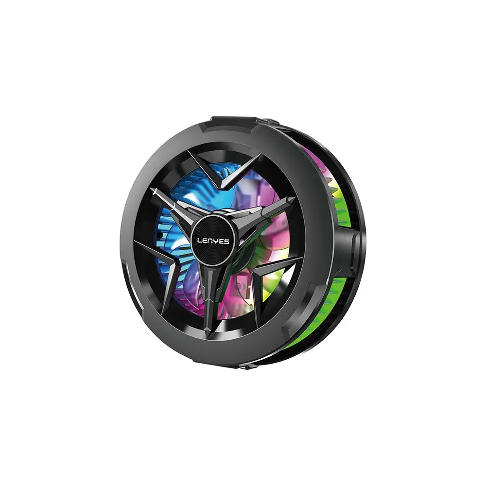 Lenyes LPC203 RGB Işıklı Alüminyum Telefon Soğutucu Fan