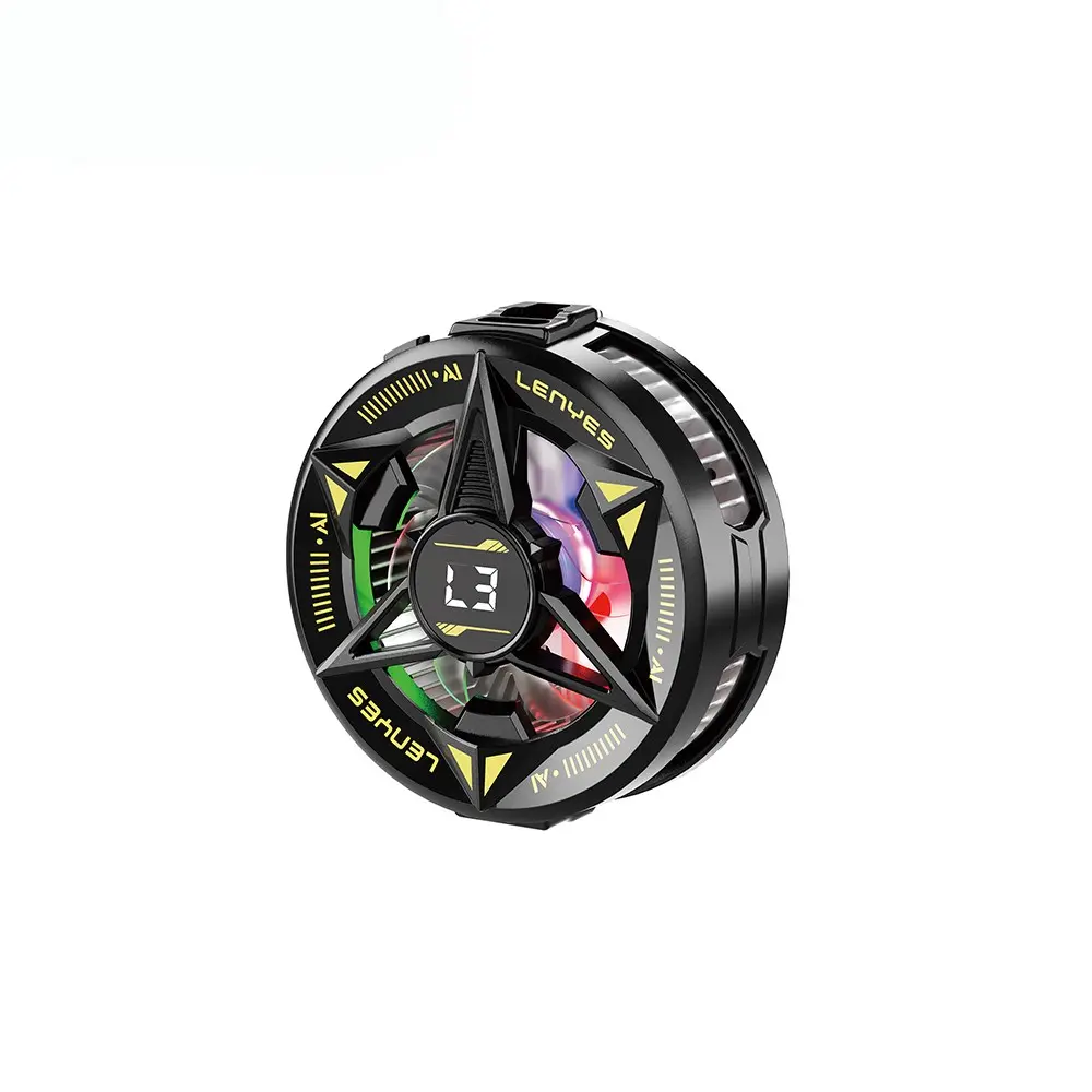 Lenyes LPC204 Yapay Zeka Destekli RGB Işıklı Manyetik Telefon Soğutucu Fan