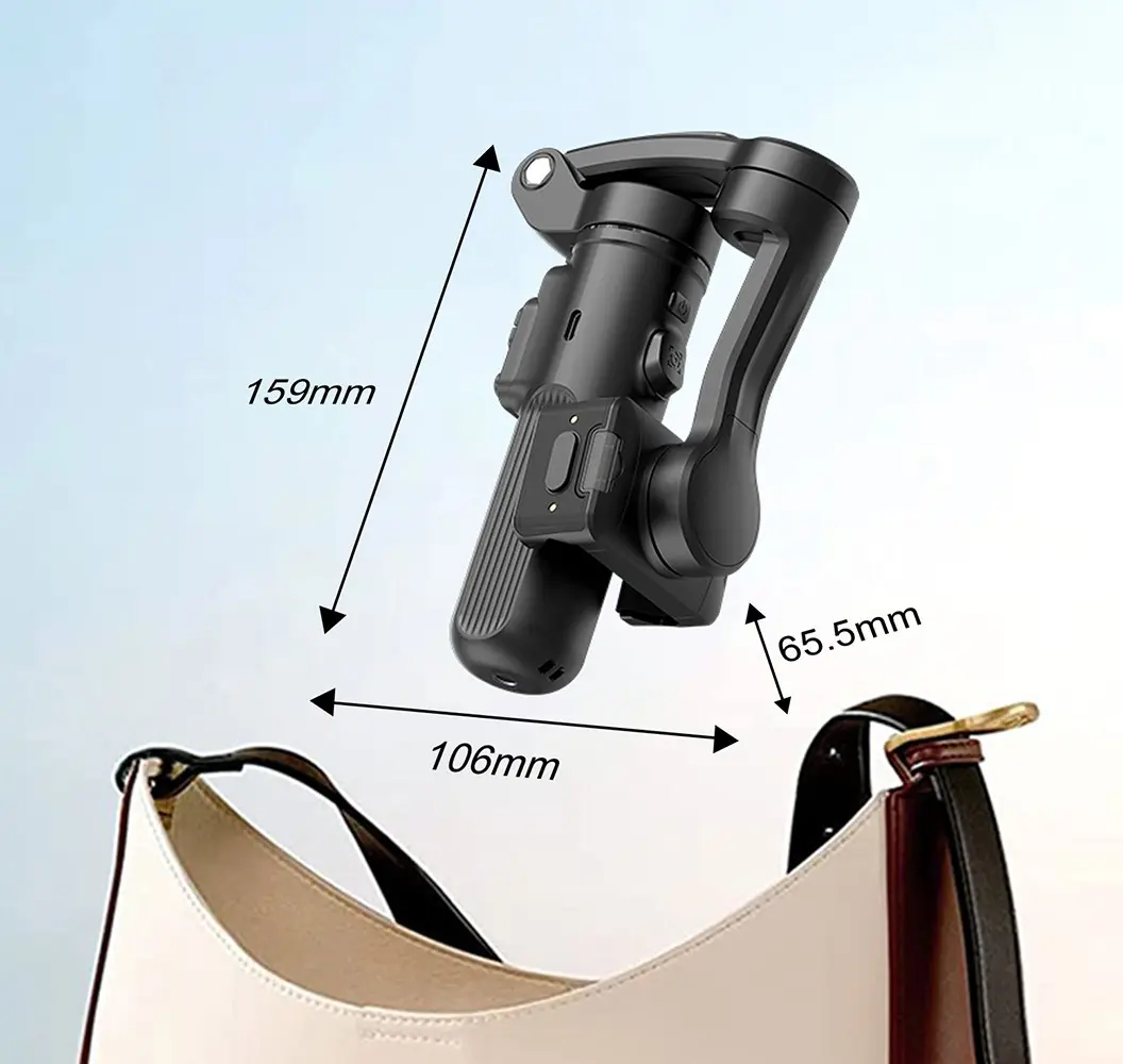 Lenyes LPH113 3 Eksenli Gimbal Stabilizatör, AI Takip ve Type-C