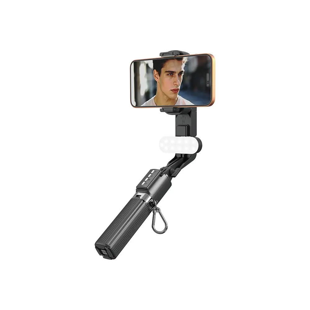 Lenyes LPH124 Dolgu Işıklı Teleskopik Tripod ve Mini Selfie Çubuğu