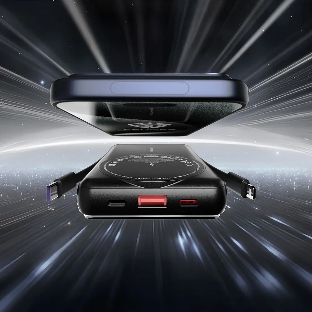 Lenyes P571 10000mAh PD 22.5W MagSafe Uyumlu Standlı Powerbank