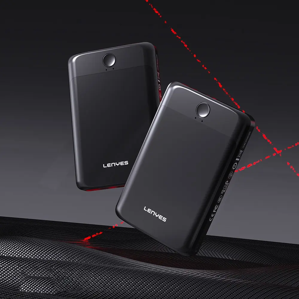 Lenyes PW0008D 5000mAh Kablosuz Powerbank, PD 20W ve LED Ekranlı