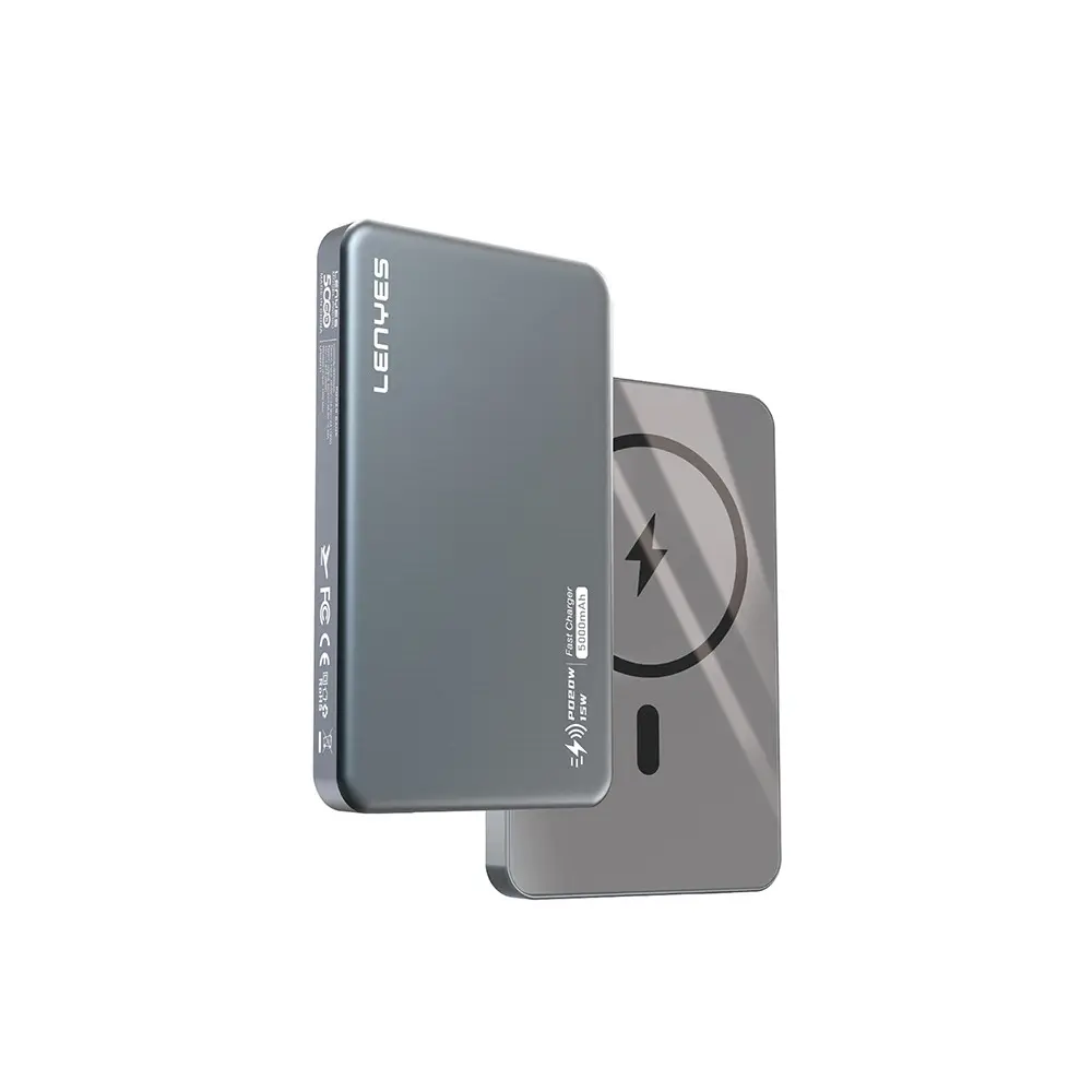 Lenyes PW019D 5000mAh PD 20W Kablosuz Şarjlı Powerbank