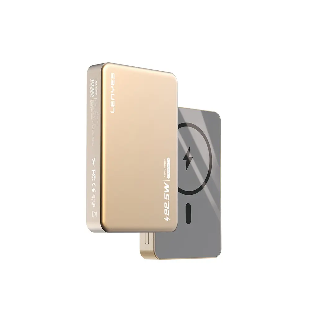 Lenyes PW119D 10.000mAh Kablosuz Powerbank, PD 20W ve 15W Şarj