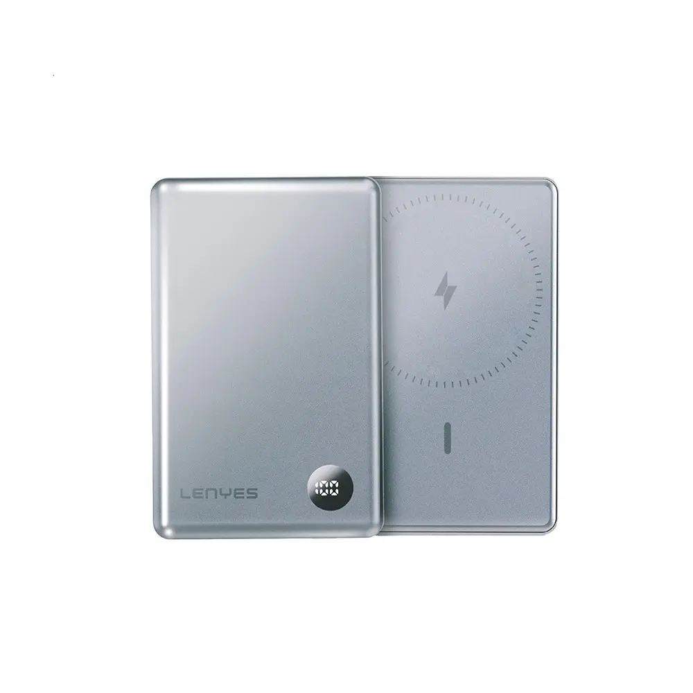 Lenyes PW137D 10000mAh Manyetik Kablosuz Powerbank, 20W Type-C