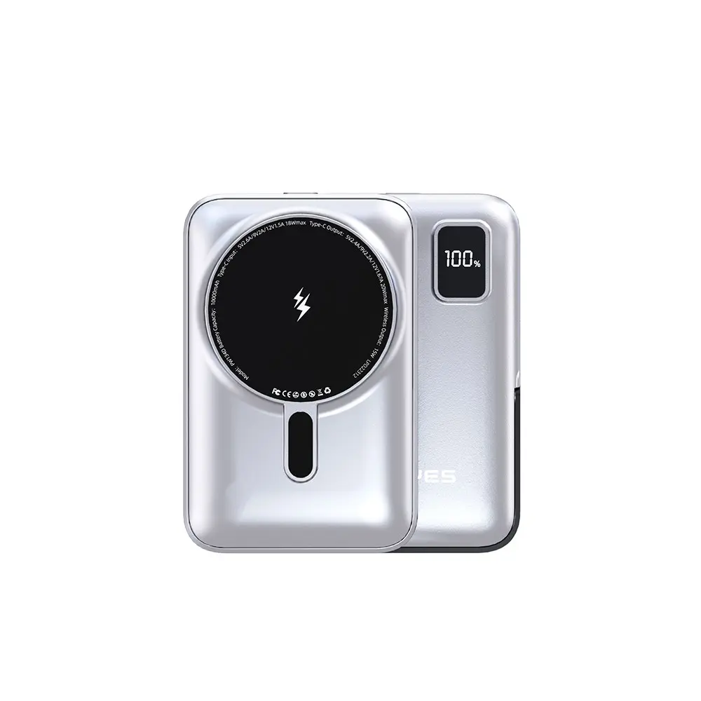 Lenyes PW134D 10000mAh Powerbank, 20W PD ve 15W Kablosuz Şarj