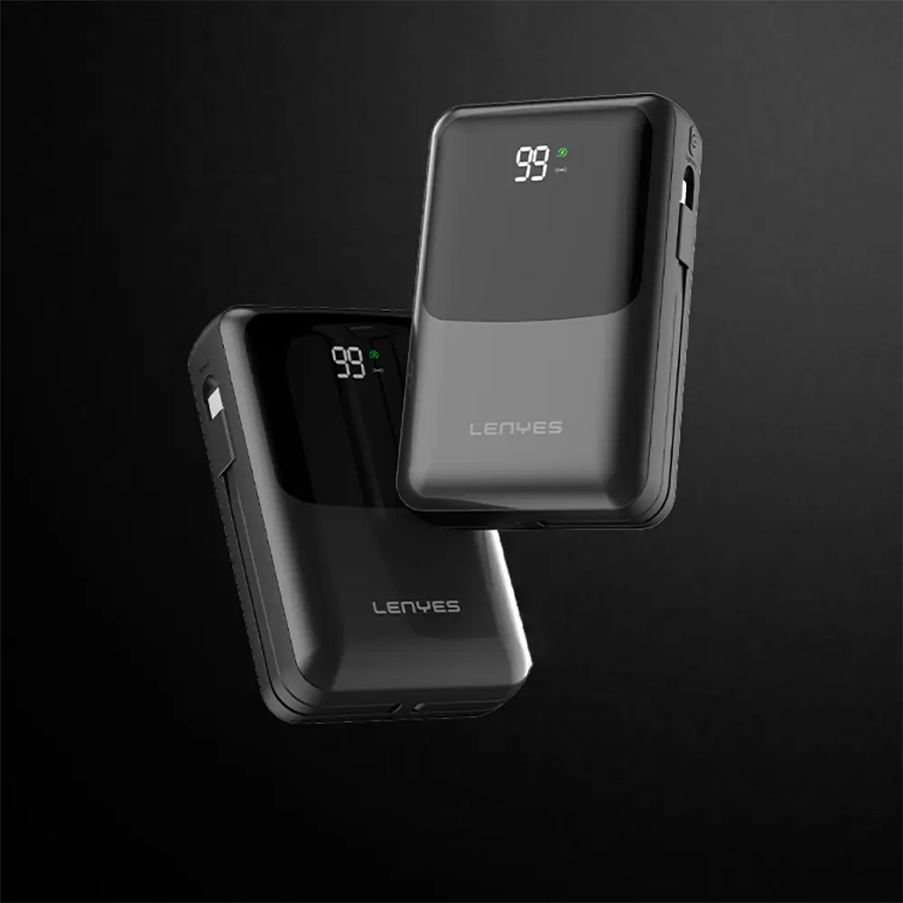 Lenyes PW223D 20.000 mAh Kablosuz Şarjlı Powerbank, 22.5 W ve Dijital LED Göstergeli